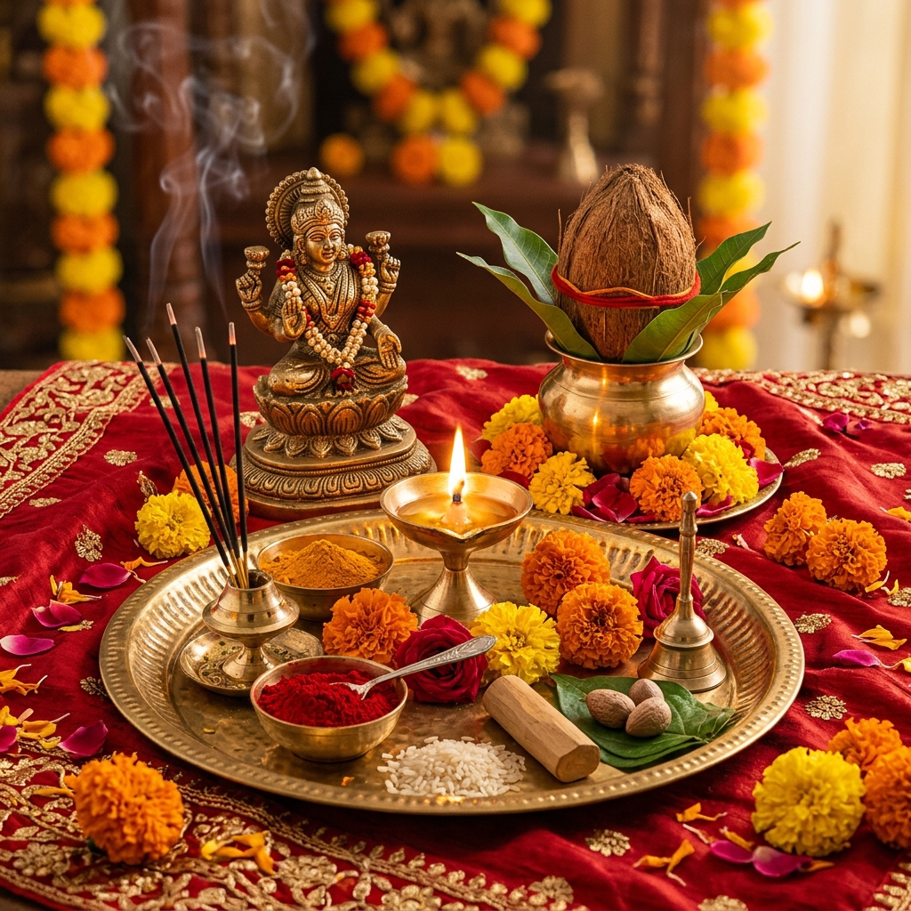 Premium puja samagri collection